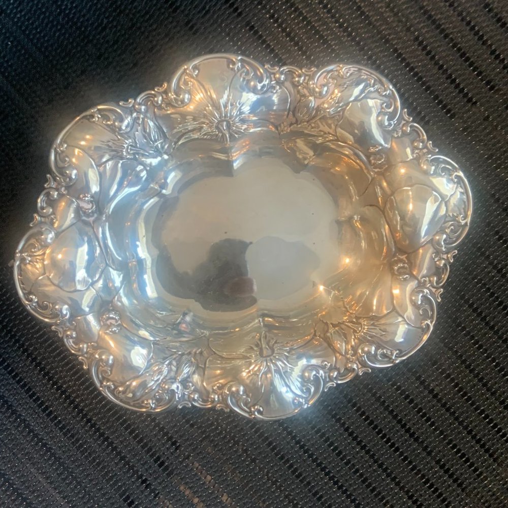 Vintage Sterling Silver Candy Dish